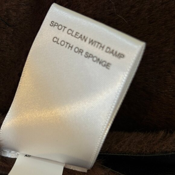 SO Faux Leather and Fur Moto Flight Aviator Bomber Jacket - Picture 12 of 14